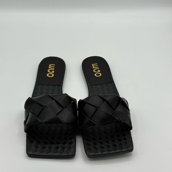 NWT EGO NEW RULES WOVEN SQUARE SANDAL - Picture 3 of 7